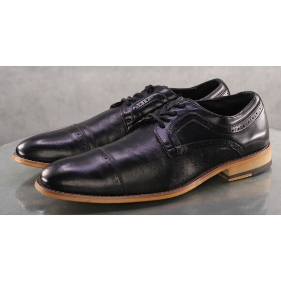 Stacy Adams Men\'s Cap Toe Dress Shoes Size 8 M Leather Black main image 10